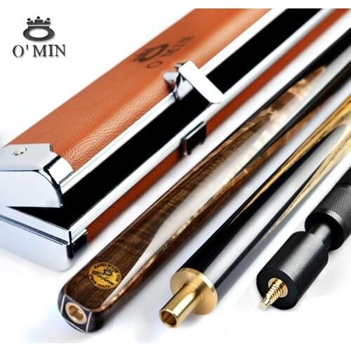 Omin Snooker Cues With Case 9.5mm Or 10mm Tips Ash Shaft 3/4 Brass Joint Handmade Professional Billiard Cue Stick Taco De Billar