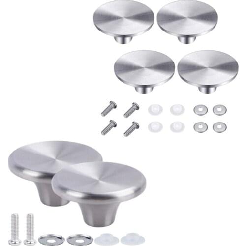 2 Sets/4 Sets Dutch Oven Knob Stainless Steel Pot Pan Lid Cover Handle Replacement Accessories Kits for Kitchen Cookware Supplie