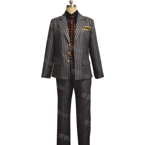 2019 Anime JOJO 5 JoJos Bizarre Adventure Diavolo Cosplay Costume Diavolo suit halloween costume