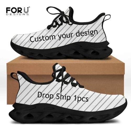 FORUDESIGNS Men Sneakers Casual Flats Custom your design/logo/text/name Summer/Autumn Mens Wear-resistant Walking Shoes Hombre