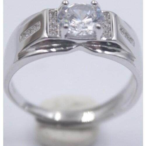 925 sterling silver mens diamond ring domineering personality unique ring simulation wedding ring internet celebrity style