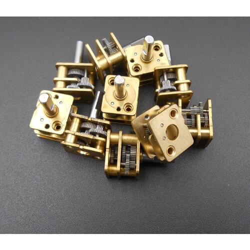 10Pcs All Metal Gear Reducer N20 Reduction Gear Box Gear-box Dia.3mm Shaft Diameter 3mm 12MMX10MMX19MM 4g DIY Accessories *CK002
