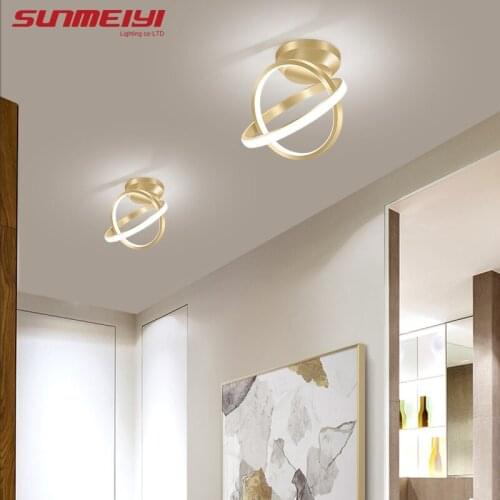 New Led Ceiling Lights Bedroom Corridor Light Nordic Ceiling Lamp For Living room Cloakroom Kitchen Gold Lamp lamparas de techo