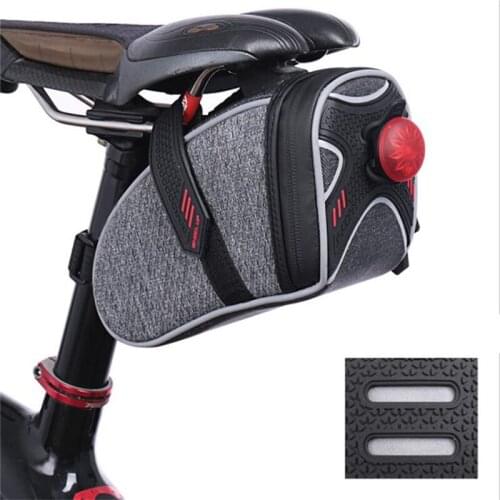 Portable Waterproof Bike Saddle Bag Portable Cycling Seat Pouch Bicycle Tail bags Rear Pannier Cycling equipment