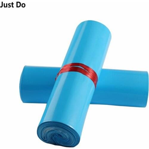 100pcs 40*60cm blue plastic Courier Bag Christmas Party Gift Packaging Small Plastic Poly Mailers Self Seal Mailing Envelope Bag