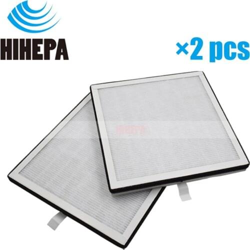 2pcs High Efficiency 3-in-1 True HEPA Filter Replacement for PureZone Air Purifier Models Replace Part #PEAIRLG,#PEAIRFIL