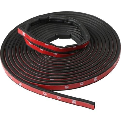 Universal Auto Rubber Seals Strip Slanted Car Rubber Sealing Weatherstrip Edge Trim Front Bumper Lip For Car