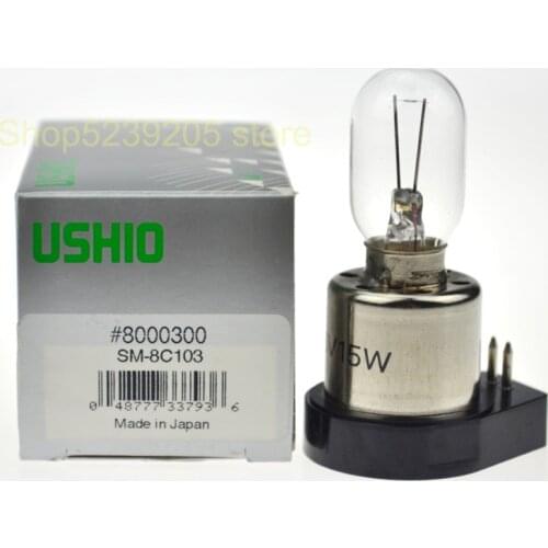 USHIO 6V15W LS-15 Lamp SM-8C103 Olympus Microscope Light Source Bulb 6V 15W