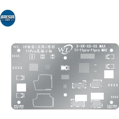 WL Face Dot Matrix Original Color Tail Insert Small Board Tin Planting Steel Mesh X-11PROMAX Face Lattice Tin Planting Mesh