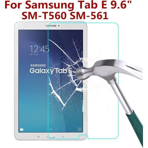 9H Tempered Glass Tablet Film For Samsung Galaxy Tab E 9.6 Inch T560 T561 Anti Scratch Explosion Proof HD Clear Screen Protector