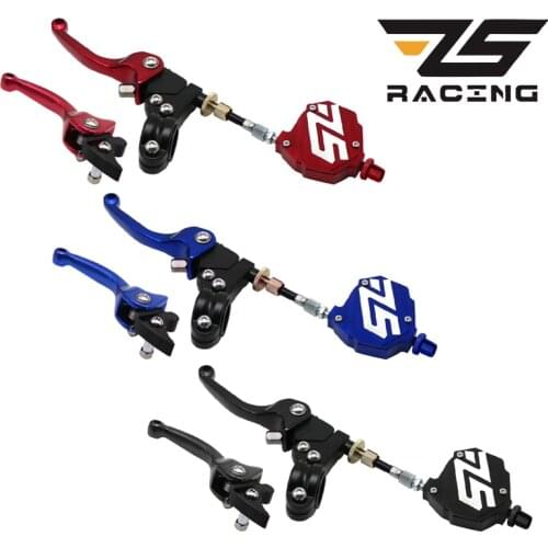 ZS Racing CNC Stunt Clutch Easy Pull Cable System Motorcycles Dirt Bike For Honda Yamaha Suzuki Kawasaki