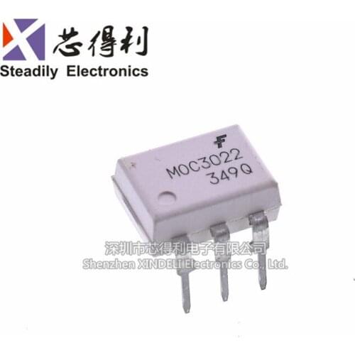 10pcs/lot Original Dip-6 Moc3022 Coupler Three-Terminal Bidirectional Triode Thyristor Output