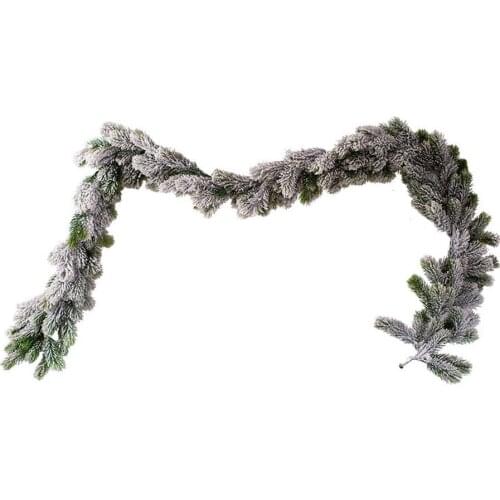 180cm desktop decoration Christmas cedar with vine artificial wreath plant floral simulation pine needle holiday props rattan