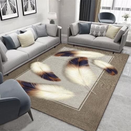 Living room large carpet alfombra coffee table floor mat Nordic modern simple home Carpets 3d printed kids bedroom play area rug