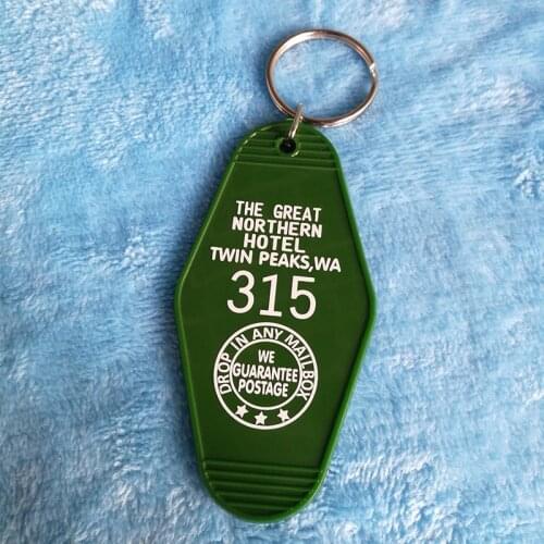 The Great Northern Hotel Room # 315 Twin Peaks KeyTag Key chain KeyRing