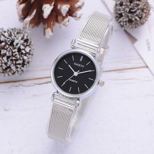 Watch For Women Fashion Casual Alloy Mesh Belt Watches Simple Ladies' Small Dial Quartz Clocks Dress Wristwatches Reloj mujer