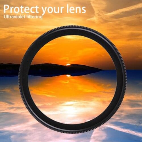 RISE (UK) Camera Filter 49mm/52mm/55mm/58mm/62mm/67mm/72mm/77mm/82mm UV Filter for Sony Nikon d5300 Canon Camera