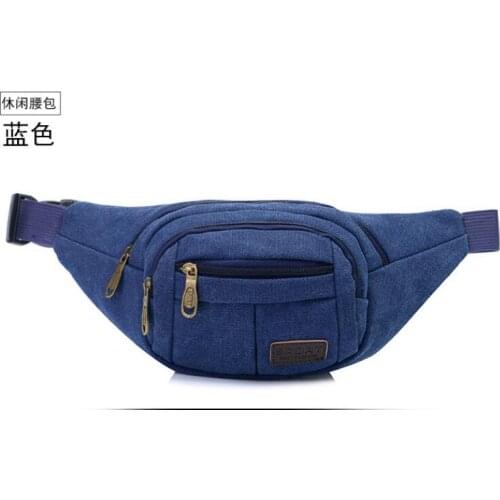 2021 New Casual Mens Waist Bags Waterproof Waist Pack Man Chest Bag Fanny Pack