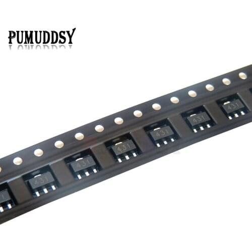 50PCS TL431 431 SOT-89 Precision Supply Voltage Reference IC Chipset