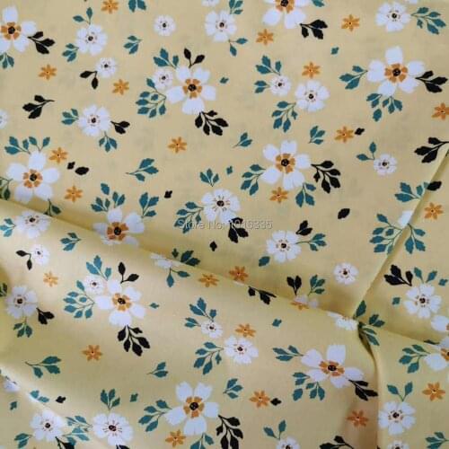 New Arrivals 100% Twill Cotton Fabric DIY Fabric for Baby Quilting Cloth Printed Roes for Sewing Bed Sheet Cotton Making Cloth