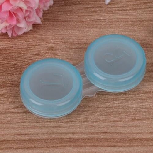 Lens Box Mini Random Plastic Soaking Portable Travel Contact Storage Case Holder Y5JD
