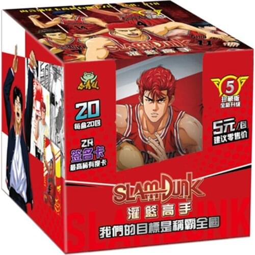 Original Slum Dunk 20 Packs/Box Collection Cards Birthday Gift Game Cards Table Toys For Family Children Christmas