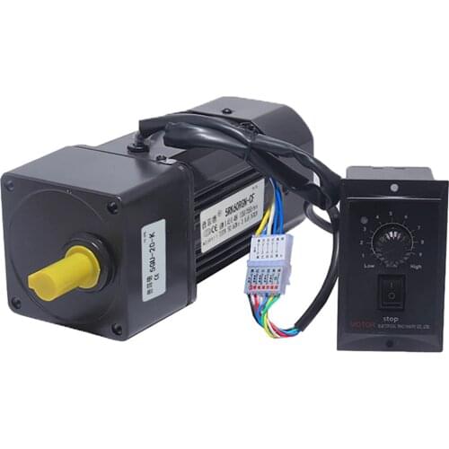 60W 220V AC Gear Reducer Motor 5RK60GN-CF Reversible Variable Speed Motor With Speed Controller