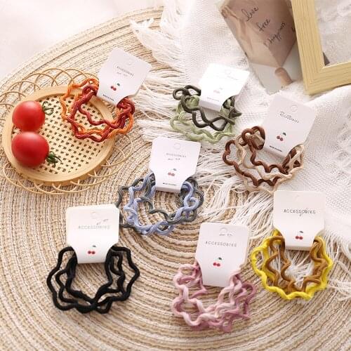 New Candy Color Rope Elastic Rubber Band For Women Girls Ponytail Holder Headband Scrunchie Hair Accessories Headwear