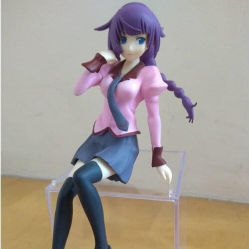 Anime Story Serie Senjougahara Hitagi Sitting Posture Hachikuji Mayoi Oshino Shinobu Collection Model Figures Decoration Toy