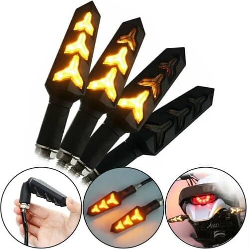 Universal M10 Motorcycle Led Turn Signal Indicator For Cafe Racer Z750 Mt07 Xj6 Er6n Cbr650f Honda Vtx 1300 Msx 125 Z800 Sv650