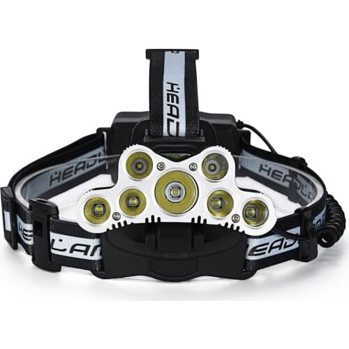 BIKE LIGHT 40000 LM 7X XM-L T6 LED USB Rechargeable Headlamp Headlight Travel Head Torch+USB line