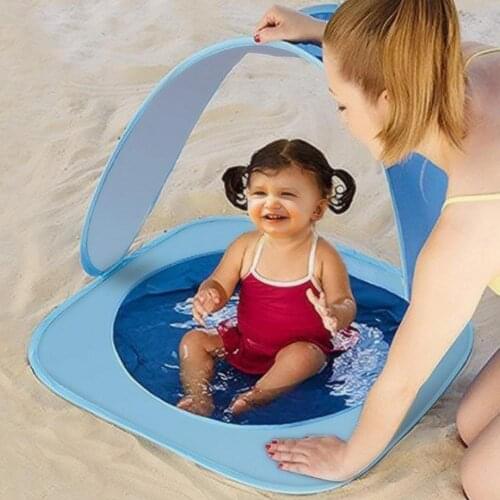 Waterproof Baby Beach Tent Pop Up Portable Shade Pool UV Protection Sun Shelter For Infant Kids Outdoor Camping Sunshade Beach