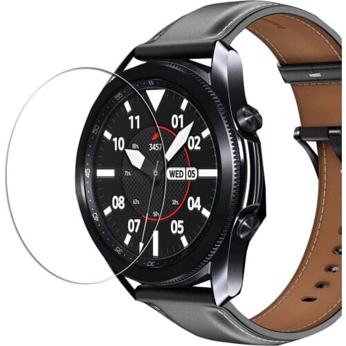 For samsung galaxy watch 3 45mm 41mm HD Tempered Glass Screen Protector film Clear Anti-Scratch cover for galaxy 3 watch film