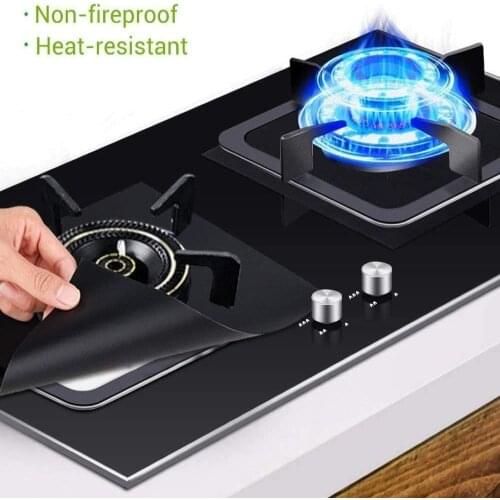 1/2/4PC Stove Cover Liner Gas Stove Protector Gas Stove Top Burner Protector Kitchen Accessories Cushion Cooker Cover