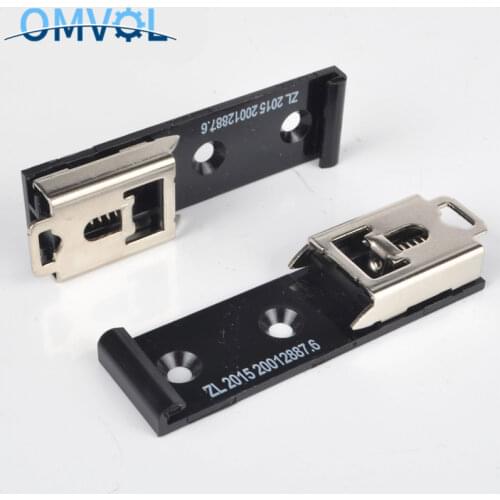 1PC 35mm DIN Rail fixed clamp fasten clip