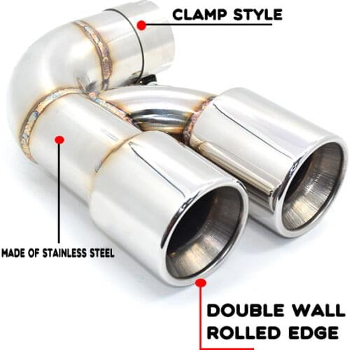 1 pcs Stainless Steel /carbon fiber Exhaust Tip Car Exhaust tail Muffler Tip tailpipe fit BMW 118i F20 Muffler tip f20