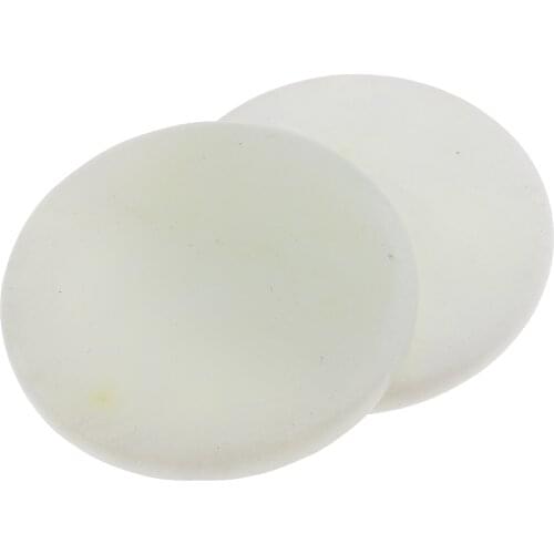 2pcs White Small Mini Jade Stone Glue Pallet Set for Eyelash Extensions