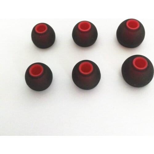 3 Pairs (L/M/S) Black Replacement Silicone Eartips Earbuds Eargels for JBL T180 T280A T380A E10 In-Ear Headphones