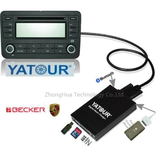 Yatour YTM07 Digital Music CD changer USB SD AUX Bluetooth ipod iphone interface for Mercede Benz Becker Porsche Ford Adapter