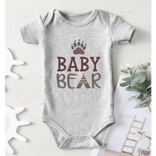 Children Clothing Bodysuit for Newborns Printing Baby Bear Newborn Girl Winter Clothes Toddler Jumpsuits Cotton Winter Rompers