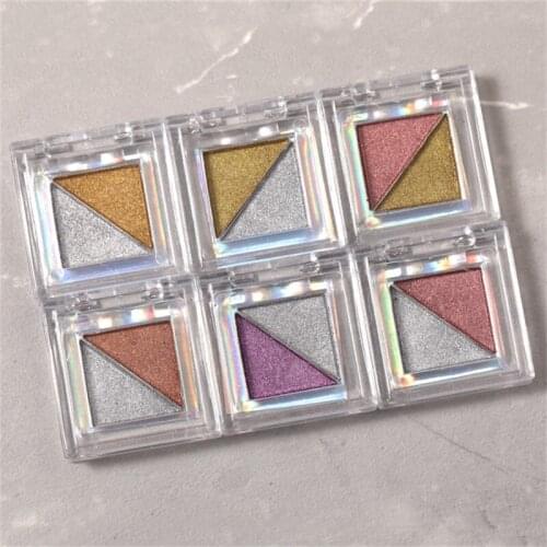 Two Color Solid Mirror Nail Glitter Powder Dust Metal Effect Nails UV Gel Polish Pigment Nail Art Decorations Accessories