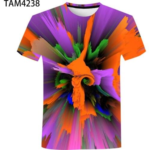 2021 New 3D Printed T-Shirt Mens Summer Leisure Fun Street Boys Girls Childrens Breathable Oversized Short Sleeve Top 4T-5XL