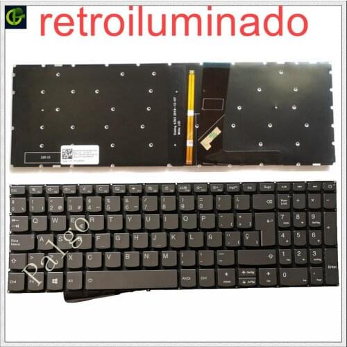 Spanish backlit Keyboard for Lenovo IdeaPad s145 15 15iwl s145-15iwl v145-15ast v145 light laptop Latin SP LA