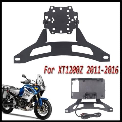 For Yamaha XT1200Z XT1200 Z XT 1200Z 2011-2016 Motorcycle phone GPS navigation bracket USB Mounting bracket Support XT 1200 Z