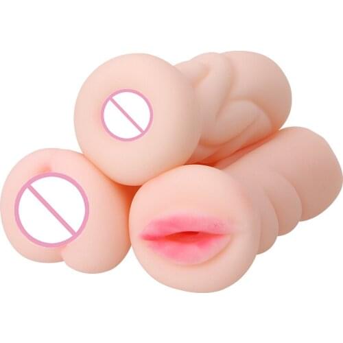 Masturbation Sex Toys for Men Vagine 4D Realistic Artificial Vagina Mouth Anal Oral Sex Male sex for man masturbator