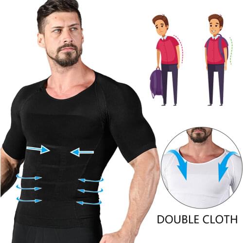 Dropshipping Slimming Belt Belly Men Slimming Vest Body Shaper Neoprene Abdomen Fat Burning Shaperwear Sweat Corset Fitness