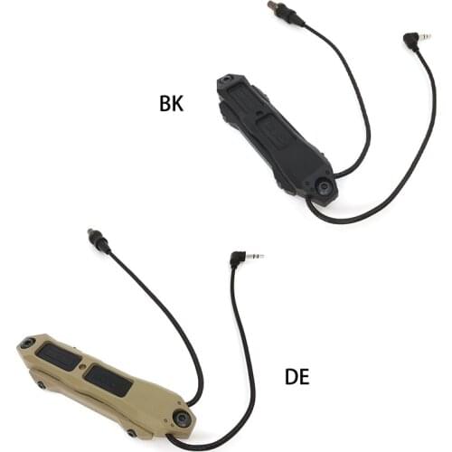 ApplIcable To SOTAC-GEAR Tactical Hand Electric Dual Control Rat Tail Pressure Switch InstalLation Hunting Weapon Lamp Switch Ac