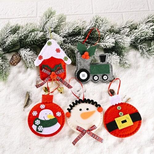 Christmas Decoration Supplies Pendants Creative Snowman Pendant Christmas Tree Pendant Ornaments