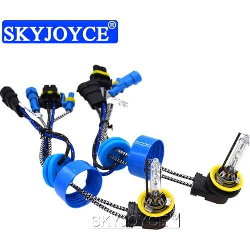 SKYJOYCE Super Fast Start 35W 55W H11 HID Xenon Lamp Bulb 3800LM Single Beam 5500K H8 H11 Car Xenon Headlight Replacement Bulbs