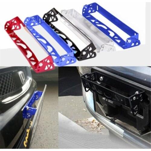 Universal Aluminum Car Adjustable Rotating Car License Plate Frame Holder Solid License Plate Frames